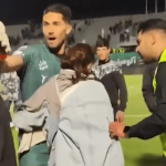 Iranian footballer bundled away by security & BANNED after ‘hugging female fan who wasn’t wearing a hijab’