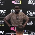 Shocking video shows UFC fighter William Gomis almost collapse on scales as he weighs in fully clothed